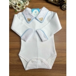 Body Urso Azul Bebê