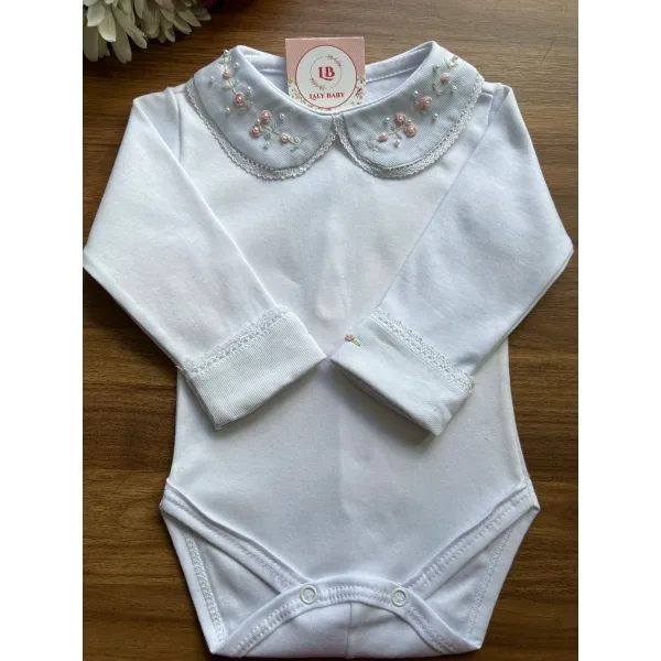 Body Rococó Rosa Bebê Promoção