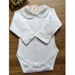 Body Rococó Azul Bebê