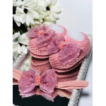 Sapatinho e Faixinha Lalá - Rosê