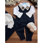 Saída Jardineira Renan - Azul Marinho