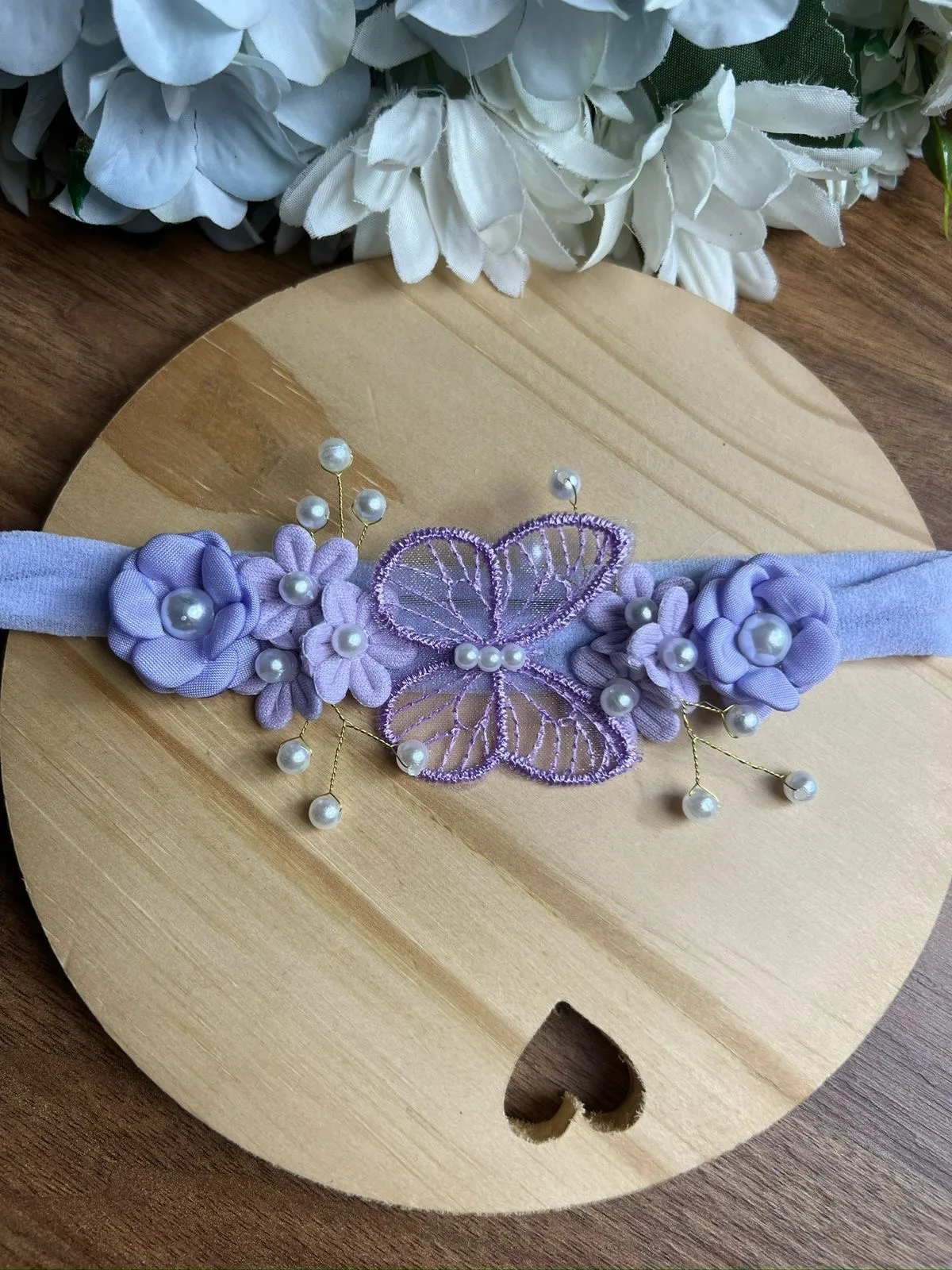 Faixinha Borboleta Lilás - Imagem 1