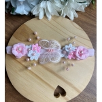 Faixinha Borboleta Rosa