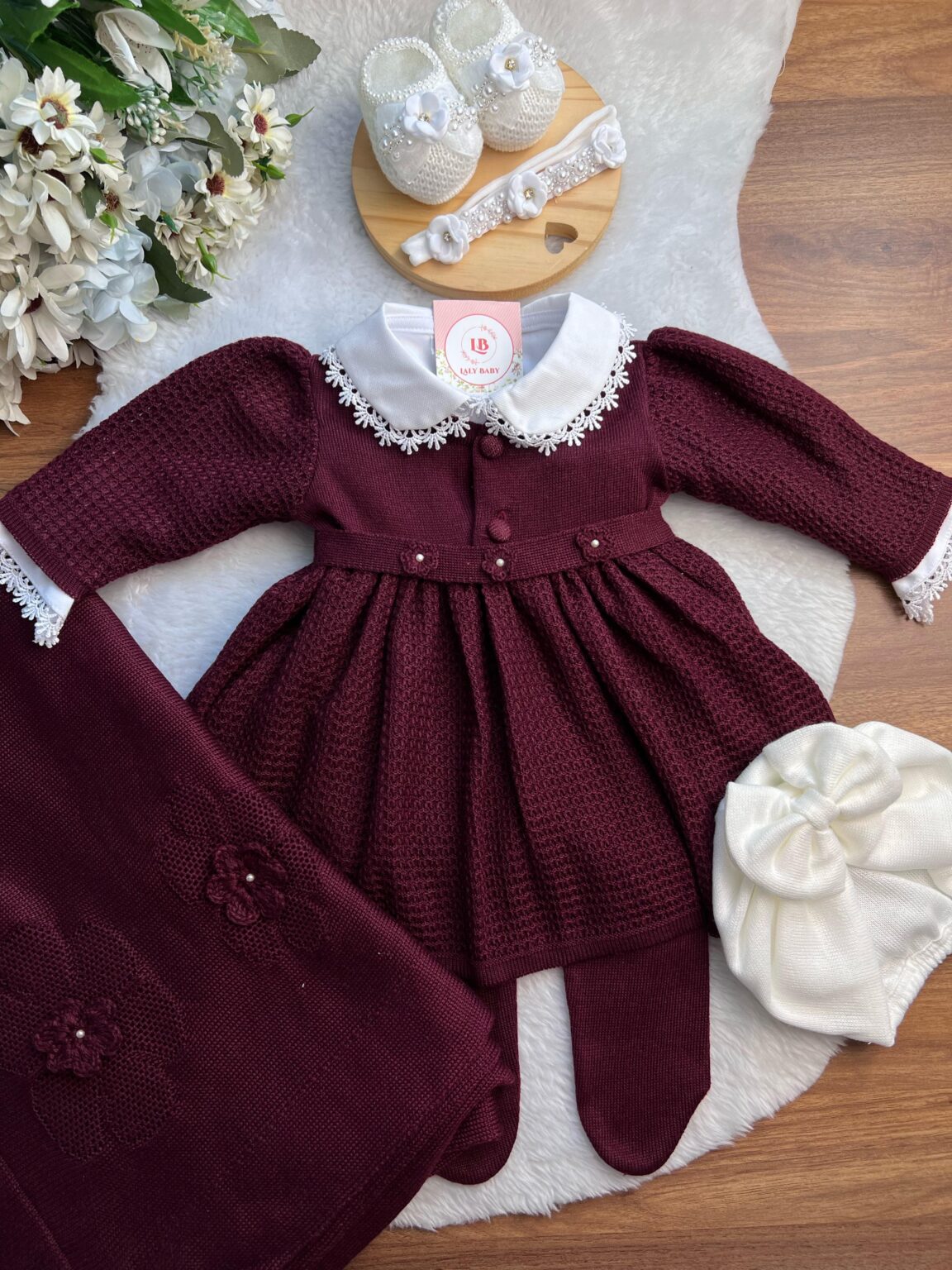 Saída Flor - Marsala - Imagem 2