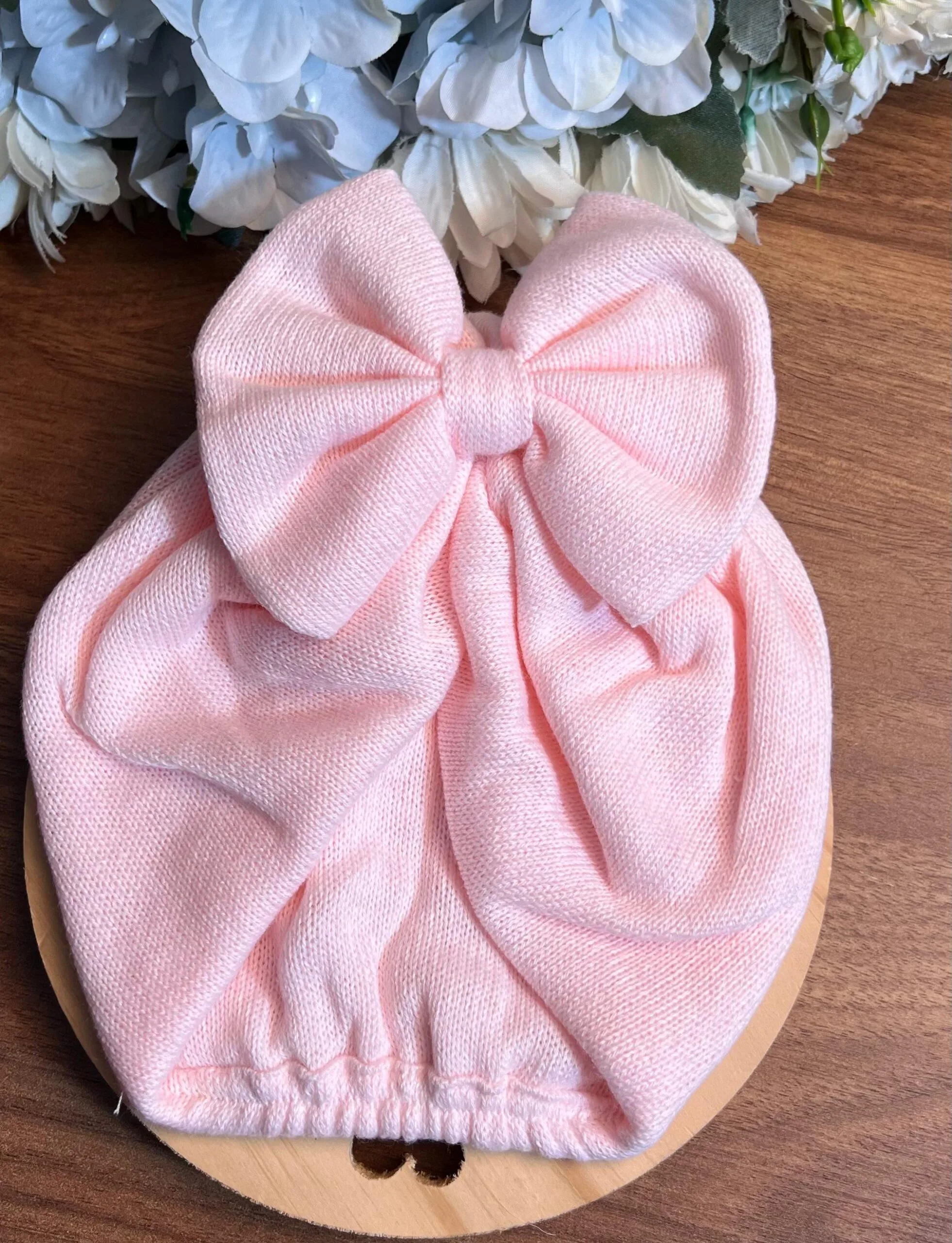 Turbante Rosa Bebê