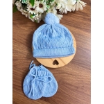 Touca e Luva Azul Salinas