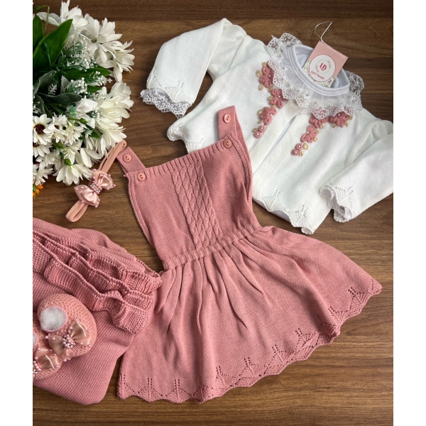 Saída Giovana com Bordado à mão - Rosê promoção