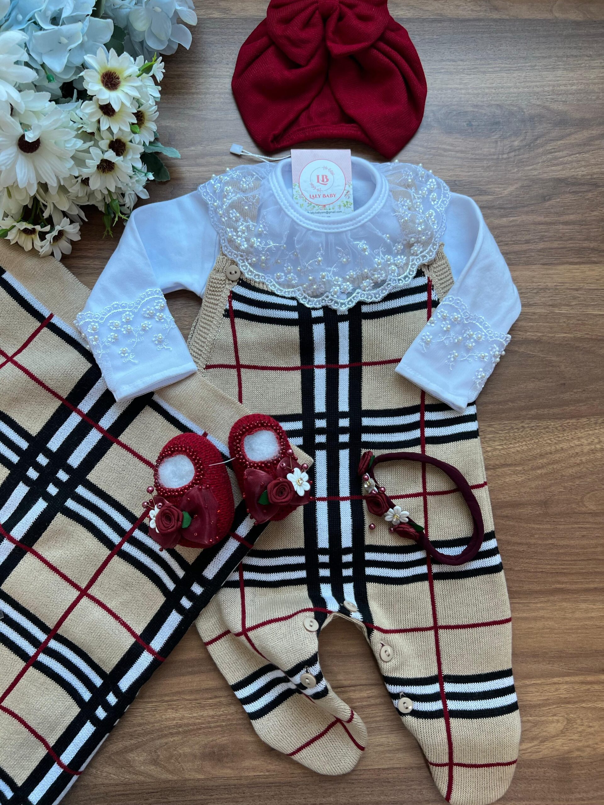 Saída Jardineira Camila - Xadrez