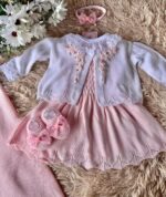 Saída Giovana com Bordado à mão - Rosa Bebê - Imagem 2