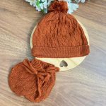 Touca e Luva Terracota