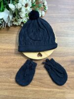 Touca e Luva Azul Marinho - Imagem 2