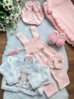 Saída Verônica com Bordado à mão - Rosa Bebê - Imagem 10