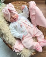 Saída Verônica com Bordado à mão - Rosa Bebê - Imagem 7