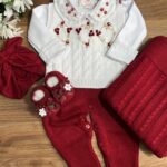 Saída Flavia com Bordado à mão - vermelho