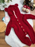 Macacão Ursinho - Vermelho