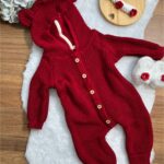 Macacão Ursinha - Vermelho