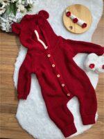 Macacão Ursinha - Vermelho