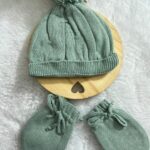 Touca e Luvas - Verde Maré