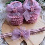 Sapatinho e Faixinha Gabi - Rosê