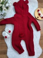 Macacão Ursinha - Vermelho - Imagem 2