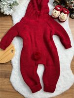 Macacão Ursinho - Vermelho - Imagem 2