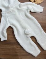 Macacão Ursinho - Branco - Imagem 2