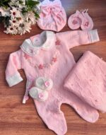 Saída Bárbara com Bordado à mão – Rosa Bebê - Imagem 2