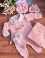Saída Bárbara com Bordado à mão – Rosa Bebê - Imagem 2