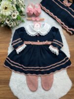 Saída Lilica - Azul Marinho com Rosê - Imagem 2