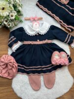 Saída Lilica - Azul Marinho com Rosê - Imagem 4