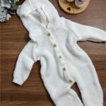 Macacão Ursinho - Branco