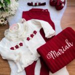 Saída Malu com Bordado à mão " personalizado "