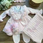 Saída Helô - Rosa bebê " Personalizada "