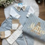 Saída Léo - Azul bebê "Personalizada"