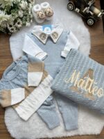 Saída Léo - Azul bebê "Personalizada"