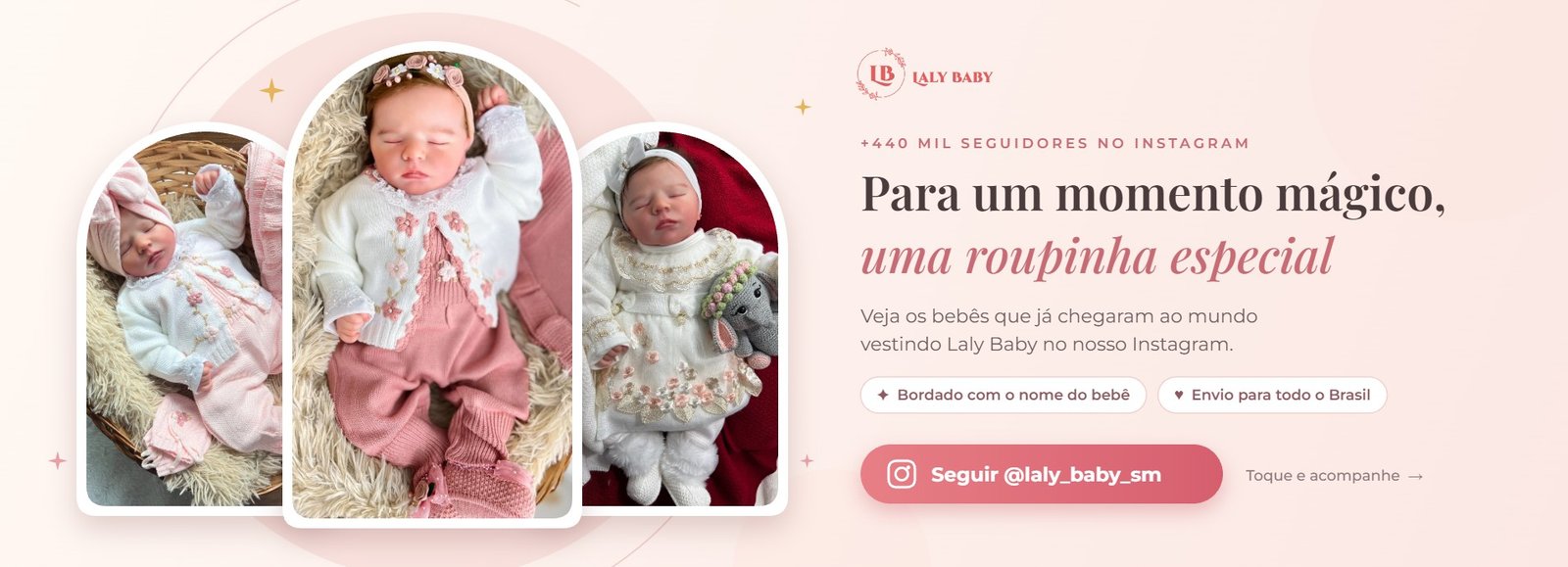 Para um momento mágico, uma roupinha especial - Laly Baby no Instagram